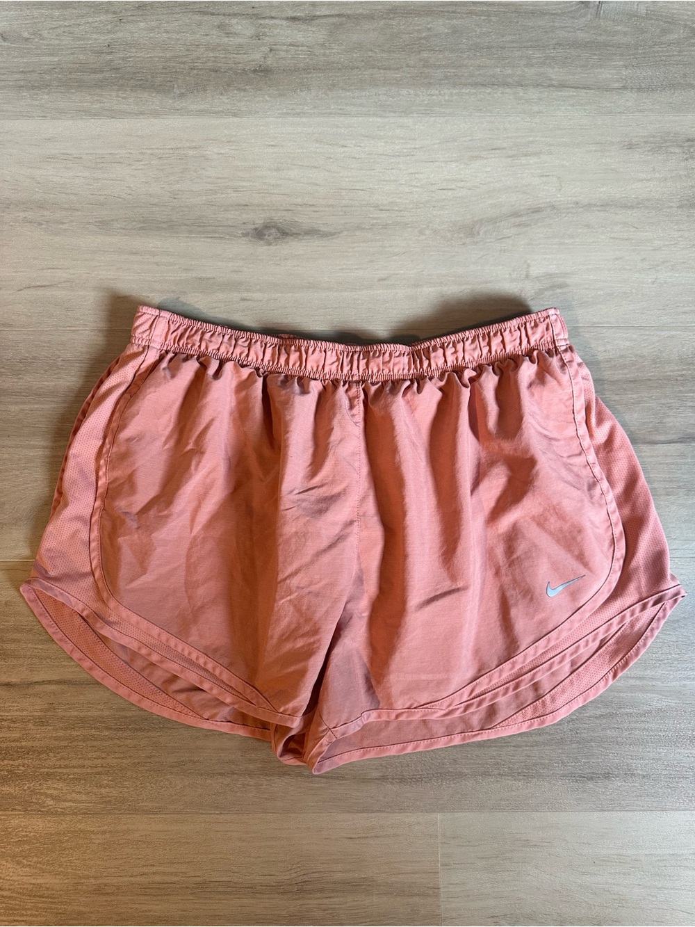 Nike Women's Coral Pink Athletic Shorts